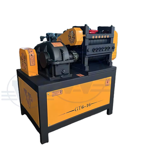 Barra de acero Rebar Bobina Enderezadora y cortadora Precio de fábrica Chatarra Barra de acero Máquina enderezadora - Product Image 1