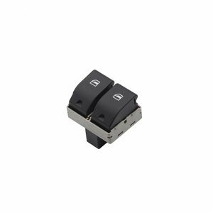 สวิตช์กระจกไฟฟ้าด้านหน้าซ้ายแบบสองปุ่ม รุ่น 6Q09598589B9 ใช้ได้กับรถยนต์ VW Polo ปี 02-10 และ Seat Ibiza ปี 02-10 สวิตช์อัตโนมัติ ผลิตในตุรกี - Product Image 2