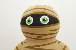 Disfraz de momia terrible para niña y niño, disfraz de Halloween de momia de 2m/2,6 m, ropa de Cosplay de momia inflable, <span class=keywords><strong>disfraces</strong></span> de Mascota - Product Image 5