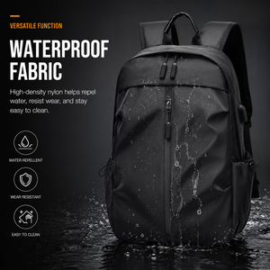 Custom Logo <strong>Backpack</strong> Factory 17.3 Inch Laptop Bag <strong>Waterproof</strong> Business <strong>Backpacks</strong> Premium Sports Travel School Bag USB Nylon <strong>Mens</strong> - Product Image 3