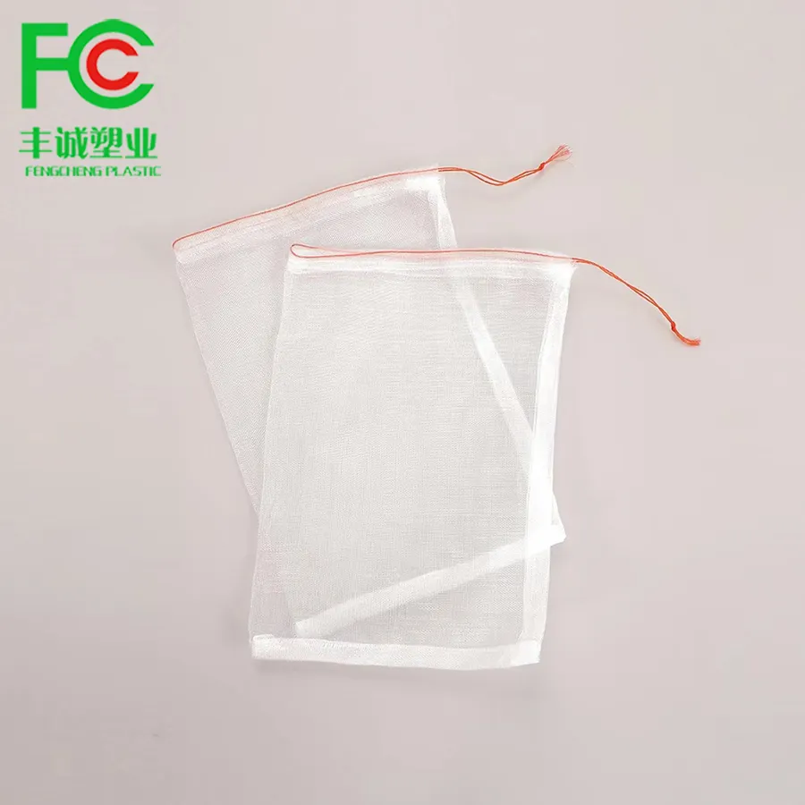 Sample free custom large size fruit cover insect net bag /HDPE date tree date palm mesh net bag for date cover