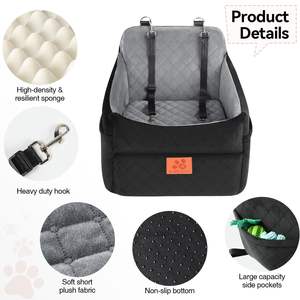 Asiento de coche lavable para perros con refuerzo, cama para mascotas, sofá ortopédico de espuma en forma de huevo, asiento elevador de viaje para perros, venta al por mayor, nuevo diseño, sofá para perros - Product Image 5