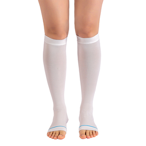 <span class=keywords><strong>Medias</strong></span> de Compresión Antiembólicas de Alta Calidad, Blancas, hasta la Rodilla, con Punta Abierta, 15-20 mmHg, <span class=keywords><strong>para</strong></span> el Tratamiento de <span class=keywords><strong>las</strong></span> Venas Varicosas - Product Image 6