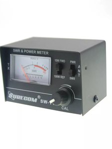 เครื่องวัดกำลังไฟฟ้า SURECOM SW-111 100W SWR เครื่องทดสอบความแรงของคลื่นวิทยุ เครื่องมือวัดการสื่อสารผ่านเสาอากาศ L766 - Product Image 3