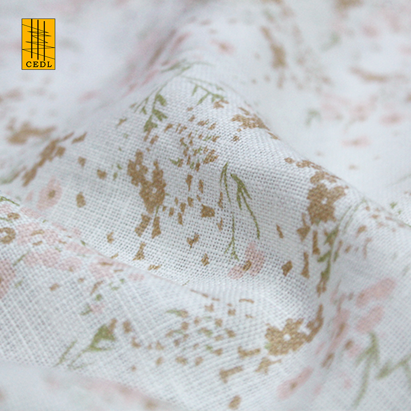 Индивидуальная Высококачественная Отличная Чистая 100% льняная ткань с принтом для ребенка, слинг, переноска для ребенка, льняная ткань