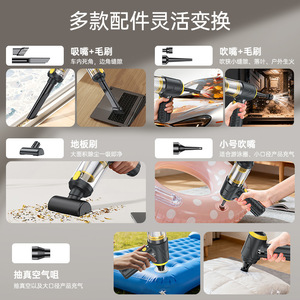 Mini <b>Handheld</b> <b>Vacuum</b> Cleaner 0.3L Rechargeable Portable Lightweight Cyclone Technology For Home And Car Use - Product Image 3
