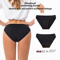 Culottes pour femmes personnalisées en gros, confortables et douces pour la peau, en tissu imperméable et anti-humidité, sans coutures, pour la natation
