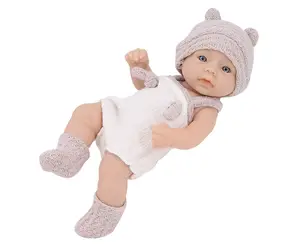 Muñecas de bebé Reborn de silicona para recién nacido, juguetes de bebé de 25cm