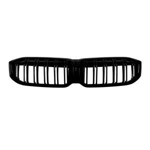 Bmw 3 Series G20 G21 G28 Lci 2023 Night Double Line Grille Kit All Black No Lights Bumper Modification Part - Product Image 4