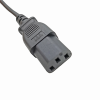 Câble d'alimentation 18AWG IEC C14 vers IEC C13, séparateur en Y C14 vers 2*C13, câble d'alimentation CA