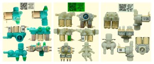 Vanne solénoïde électrique à haute vitesse, écologique, 220V, entrée d'eau en plastique pour les appareils de blanchisserie commerciaux - Product Image 2