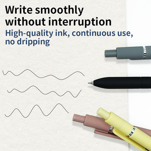 Stylos gel publicitaires personnalisables en vrac NANMU <span class=keywords><strong>Kawaii</strong></span> Stationery Macaron, couleurs promotionnelles vibrantes, pointe fine 0,5 mm, plastique lisse - Product Image 2