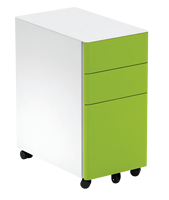Armoire de rangement suspendue réglable OMNI pour dossiers, avec ouverture fluide