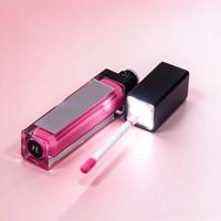 Gloss à lèvres LED personnalisé avec logo, tubes miroir, végétalien, sans cruauté, non collant, fini mat ou scintillant, marque privée