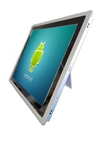 Écran tactile Android 18,5 pouces entièrement scellé en aluminium, ordinateur tout-en-un avec système d'exploitation Android 14 pour KIOSK, ATM, automatisation, CNC, HMI