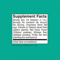 Complément Liquide Végétalien de Soutien Lymphatique Mélange Herbal Sans Gluten pour la Santé Intestinale et le Bien-être Quotidien des Adultes 3 x 10ml/30ml/60ml