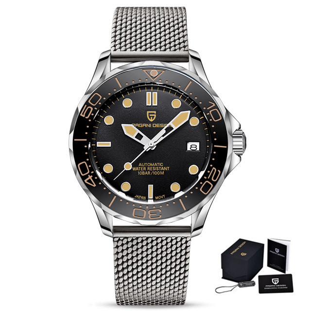 Black Beiger mesh band