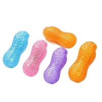 Jouet anti-stress en caoutchouc souple en forme de cacahuète au maltose, best-seller transfrontalier, simulation alimentaire, pour la relaxation et l'entraînement de la force de préhension, emballé