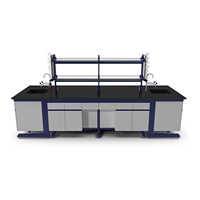 Table de laboratoire électronique robuste avec plateau stratifié pour équipement de test et de mesure scolaire et hospitalier