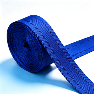 Dickes, strapazierfähiges, elastisches Jacquard-Gurtband aus Nylon, 38 mm (1,5 Zoll), leuchtendes Königsblau, Marke <span class=keywords><strong>Liman</strong></span>, für Taschen, Gürtel, Haustierhalsbänder - Product Image 2