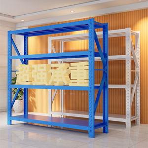 Heavy-Duty 4 Storey Black Bolt Garages Estantes de almacén de plástico de acero ensamblados a medida Estantes apilables contra la corrosión - Product Image 6