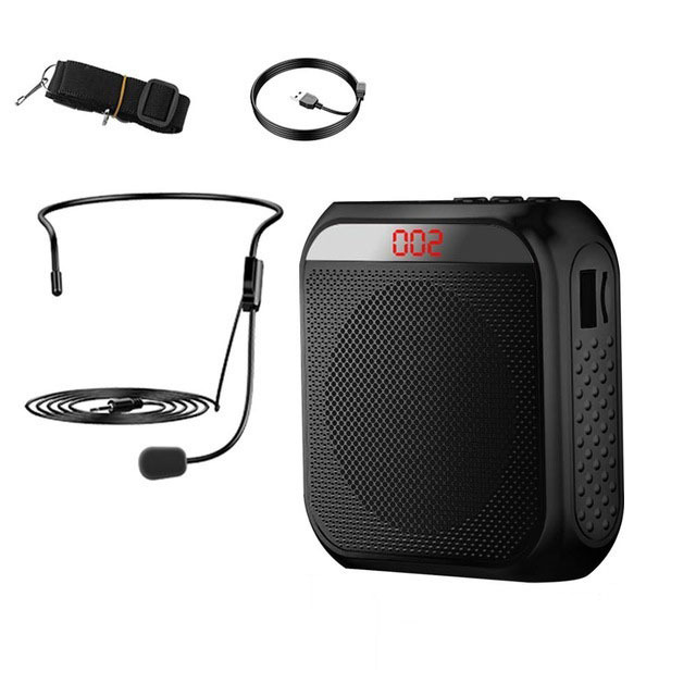 Megaphone Loud Sound Bullhorn Audio Amplifier System Speaker Amplified Loudspeaker USB Voice Microphone Teachers Speech Megafon