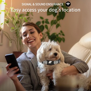 Wasserdichtes Echtzeit-<span class=keywords><strong>Tracking</strong></span> <span class=keywords><strong>GPS</strong></span> Ortungsgerät mit AirTag-Unterstützung für Hunde und Katzen – Smartes Halsband für Haustiere - Product Image 6