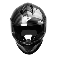 Casque de moto intégral à prix de gros, conception personnalisée en usine avec doublure ABS confortable et casques de cyclisme à double visière