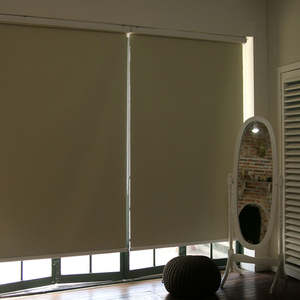 Persianas enrollables coreanas CHANGANE Holland, personalizadas, con oscurecimiento eléctrico, a medida, modernas, de doble capa, con control remoto. - Product Image 4