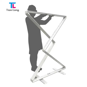 Stock Available <b>Frameless</b> Lit Toolless SEG Double-sided Custom Logo LED Tension Fabric LED Light Box <b>Frame</b> for Advertising - Product Image 2