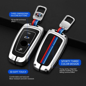 Trung Quốc Giá Tốt Cho BMW <span class=keywords><strong>Key</strong></span> Bìa Chất Lượng Cao Kim Loại Kết Cấu Chống Sốc Chống-Thả Kẽm Hợp Kim Xe <span class=keywords><strong>Key</strong></span> Bìa - Product Image 2