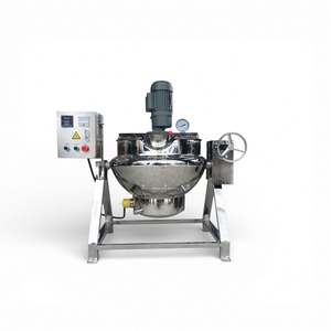 Mezcladora Industrial Encamisada de Bajo Precio, Caldera de Acero Inoxidable para Cocinar, Equipo de Cocina con Capacidad de 50L-600L y Control PLC - Product Image 4