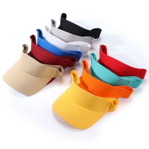 Customized Pure Cotton Sports Curved Brim Adjustable Fit for <b>Men</b>/Women-Spring/Summer <b>Sun</b> <b>Hat</b> Empty Top Design 10 Colors Cap - Product Image 3
