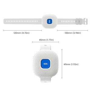 Yaşlılar için Haozee Akıllı WiFi SOS Acil Durum Saati, Su Geçirmez Tasarım, Tuya Platformu, Panik Butonu, Düşme Algılama, SOS Çağrısı, 250mAh - Product Image 2