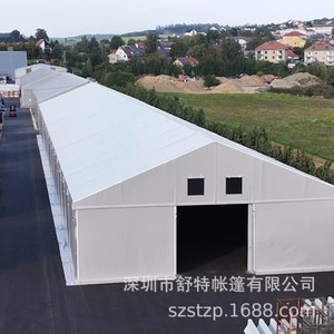 Schutz Industrial Aluminum Alloy Warehouse Tents <b>PVC</b> <b>Tarpaulin</b> Large Storage Shelter For Logistics And Workshop - Product Image 4