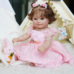 Muñecas Reborn de Alta Calidad de <span class=keywords><strong>18</strong></span> Pulgadas, Muñecas de Bebé Recién Nacido Realistas - Product Image 2