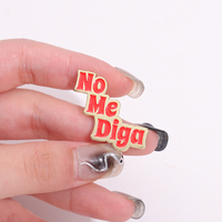 No Me Diga émail broche drôle espagnol texte broche métal revers Badge pour vêtements sac à dos bijoux cadeau en gros hilarant