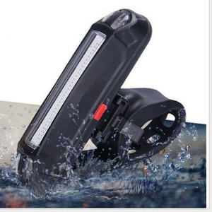 Feu arrière de vélo Asafee Mini rouge et bleu, <span class=keywords><strong>à</strong></span> fixer sur le potence, LED rechargeable USB, étanche, 5 modes, pour VTT - Product Image 3