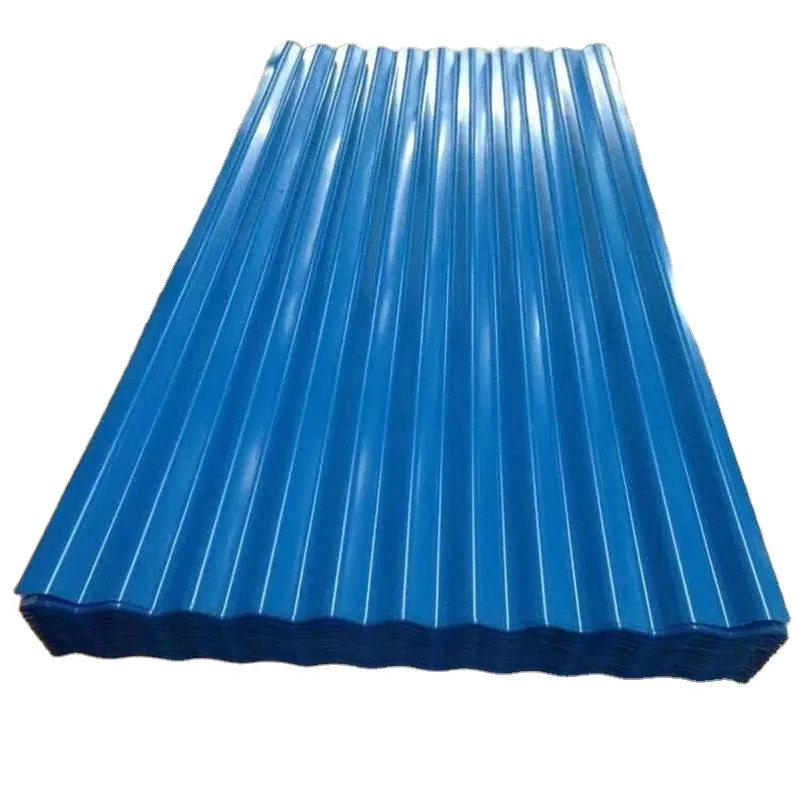 0.35mm 0.45mm Q235 SS400 building material color coated corrugated ppgi steel coil ppgl roofing sheets