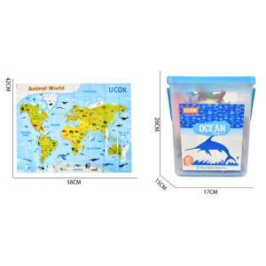 UCOK - Juego <span class=keywords><strong>de</strong></span> 30 Figuras <span class=keywords><strong>de</strong></span> Animales Marinos <span class=keywords><strong>de</strong></span> Alta Calidad, <span class=keywords><strong>de</strong></span> PVC Seguro, con Mapa, Juguetes <span class=keywords><strong>de</strong></span> Animales del Océano para Niños - Product Image 6