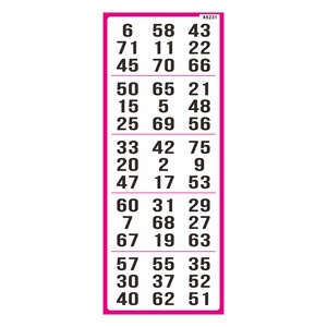 Juego de Bingo de Tarjetas Personalizadas al por Mayor con Impresión Digital de Datos Variables y Tarjetas de Papel Desprendibles - Product Image 2
