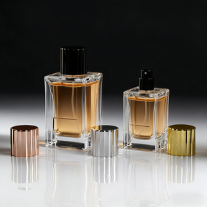 Flacon de <span class=keywords><strong>parfum</strong></span> en verre <span class=keywords><strong>cristal</strong></span> unique de 50 ml et 100 ml, flacon de <span class=keywords><strong>parfum</strong></span> vide de luxe avec boîte, flacon de <span class=keywords><strong>parfum</strong></span> carré - Product Image 5