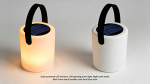 Lámpara Solar Portátil 2 en 1, Recargable por USB y Energía Solar, IP44 Impermeable, Lámpara de Mesa para Exteriores, Jardín, Patio, Camping, Balcón - Product Image 4