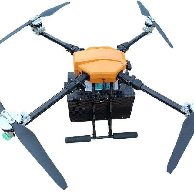 Cargo Drone RC Aircraft with 15kg Payload Obstacle Avoidance 4-Axis Waterproof Foldable Design for Logistics Delivery