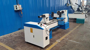CNC <strong>Wood</strong> <strong>Lathe</strong> 7T 4 Uses CNC <strong>Wood</strong> <strong>Lathe</strong> for Roman Column 5 Axis Ultra CNC <strong>Wood</strong> <strong>Lathe</strong> Machine ATC <strong>Tools</strong> - Product Image 4