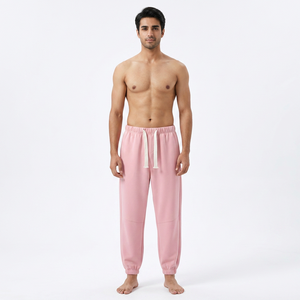 Pantalons pour hommes de haute qualité, coupe slim droite, personnalisables, vente en gros, décontractés, business, fitness, multicolores, 100% coton - Product Image 1