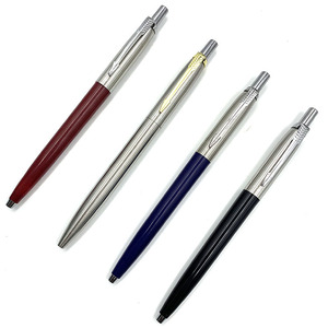 Stylo à bille en métal en cuir avec logo personnalisé promotionnel de luxe personnalisé - Product Image 3