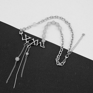 2026 Hot Selling Sweet Simple Style <b>Titanium</b> Steel Square Shaped Pendant Necklace Unisex's Necklaces Wholesale Jewelry Trendy - Product Image 3