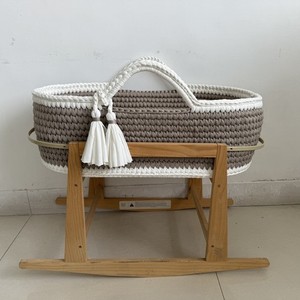 Nuovi Arrivi: Cesto Moses per Neonati Intrecciato <span class=keywords><strong>a</strong></span> <span class=keywords><strong>Mano</strong></span> in Stile Europeo, Ecologico, Durevole e Multifunzionale - Product Image 2