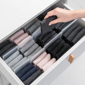 Free Combination Honeycomb <b>Plastic</b> Partition Box for Bathroom <b>Drawer</b> Partition for Underwear Sock Grid PP Material - Product Image 4